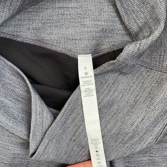 Lululemon Align II Pant 25” Heathered Black/White US 8 - like new - Picture 5 of 16